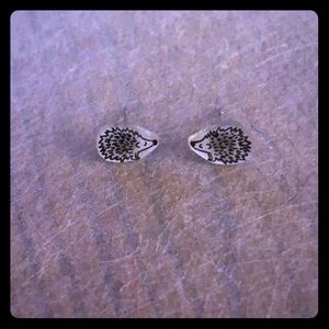 Tiny Hedgehog Earrings